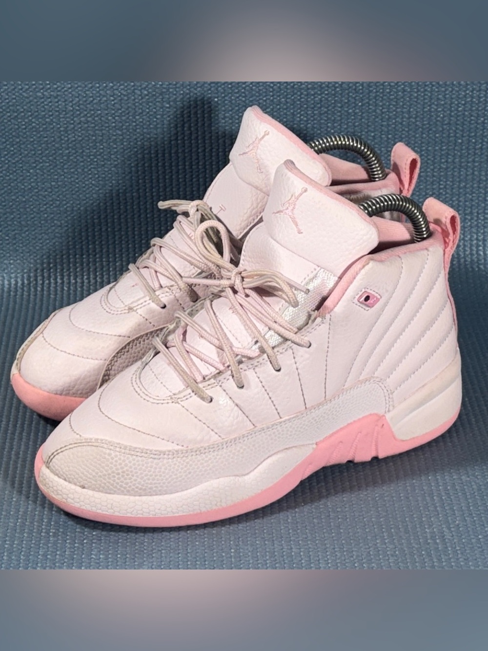Nike Air Jordan 12 Pearl Pink Sneakers 510816-600 Kid’s Size 3Y